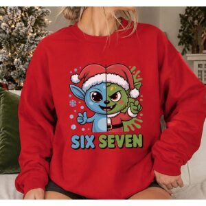 Funny Six Seven Christmas Sweatshirt & Hoodie, 67 Holiday Pullover for Adults & Kids