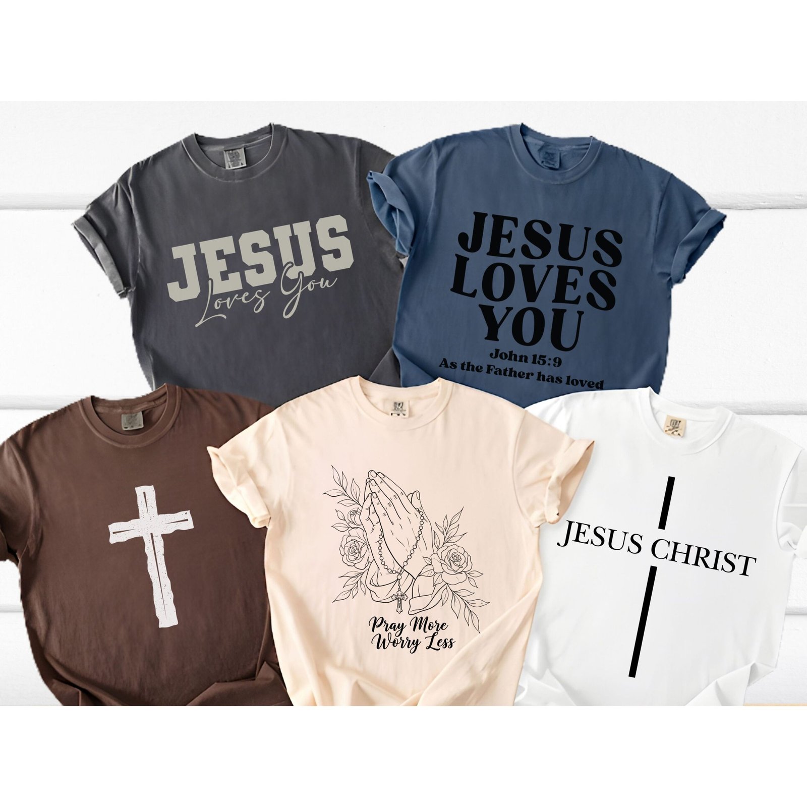 Soft & comfortable • Faith-inspired designs • Relaxed fit • Perfect for everyday wear